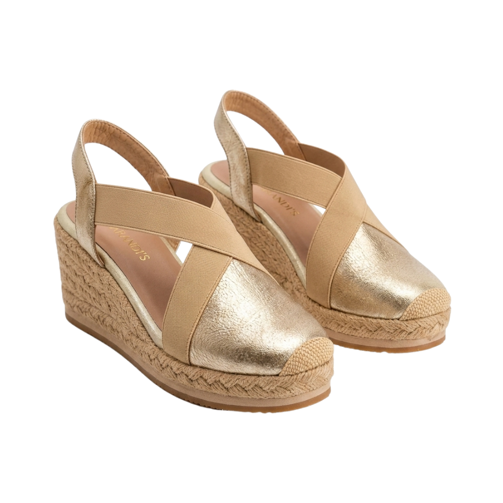 Sandalia Espadrille Cuero Comfort | Elegancia artesanal en cuero genuino