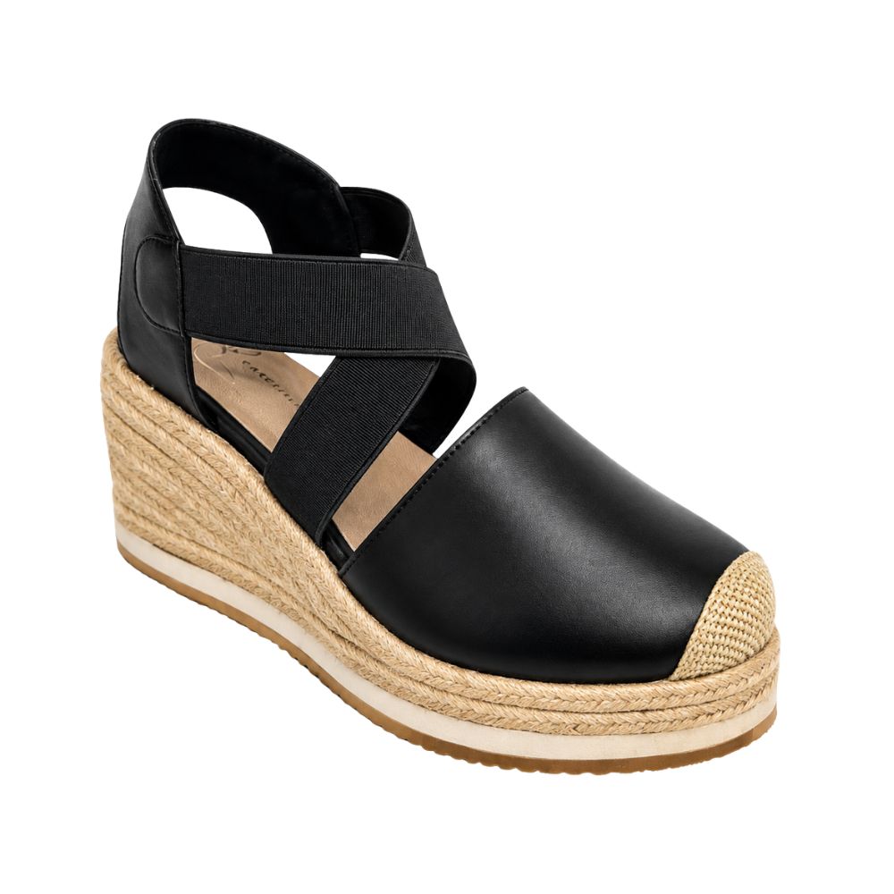 Sandalia Espadrille Atenas | Punta cerrada y estilo artesanal