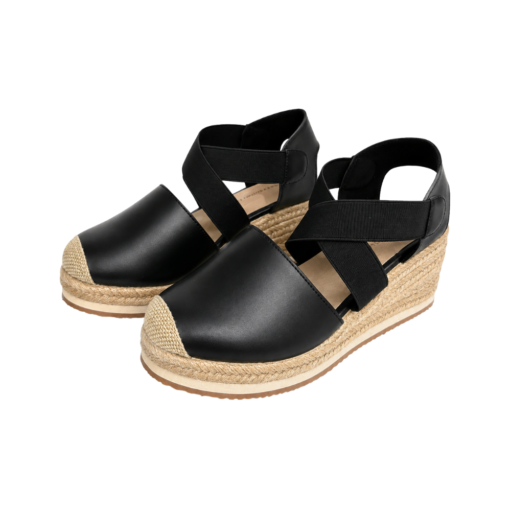 Sandalia Espadrille Atenas | Punta cerrada y estilo artesanal