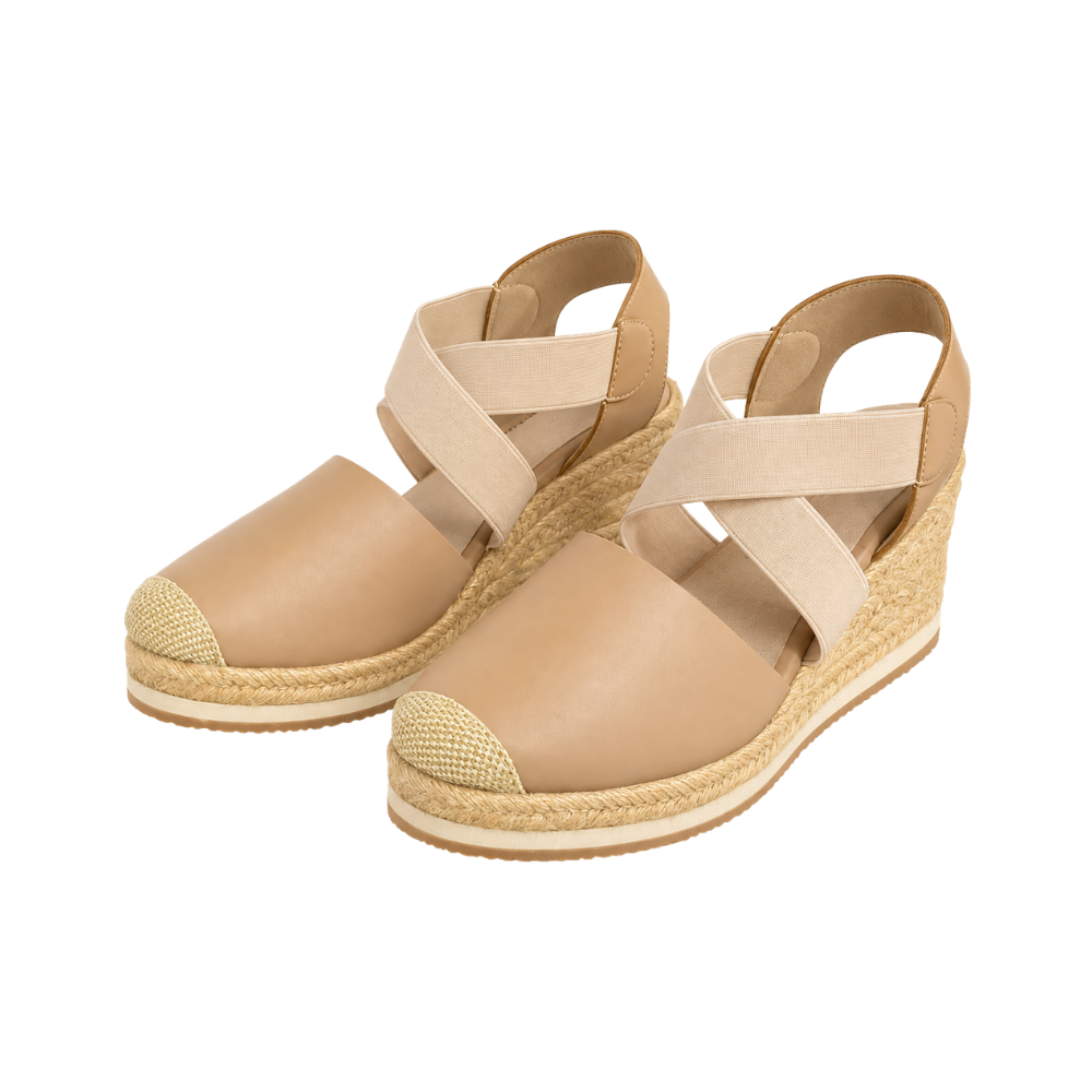 Sandalia Espadrille Atenas | Punta cerrada y estilo artesanal