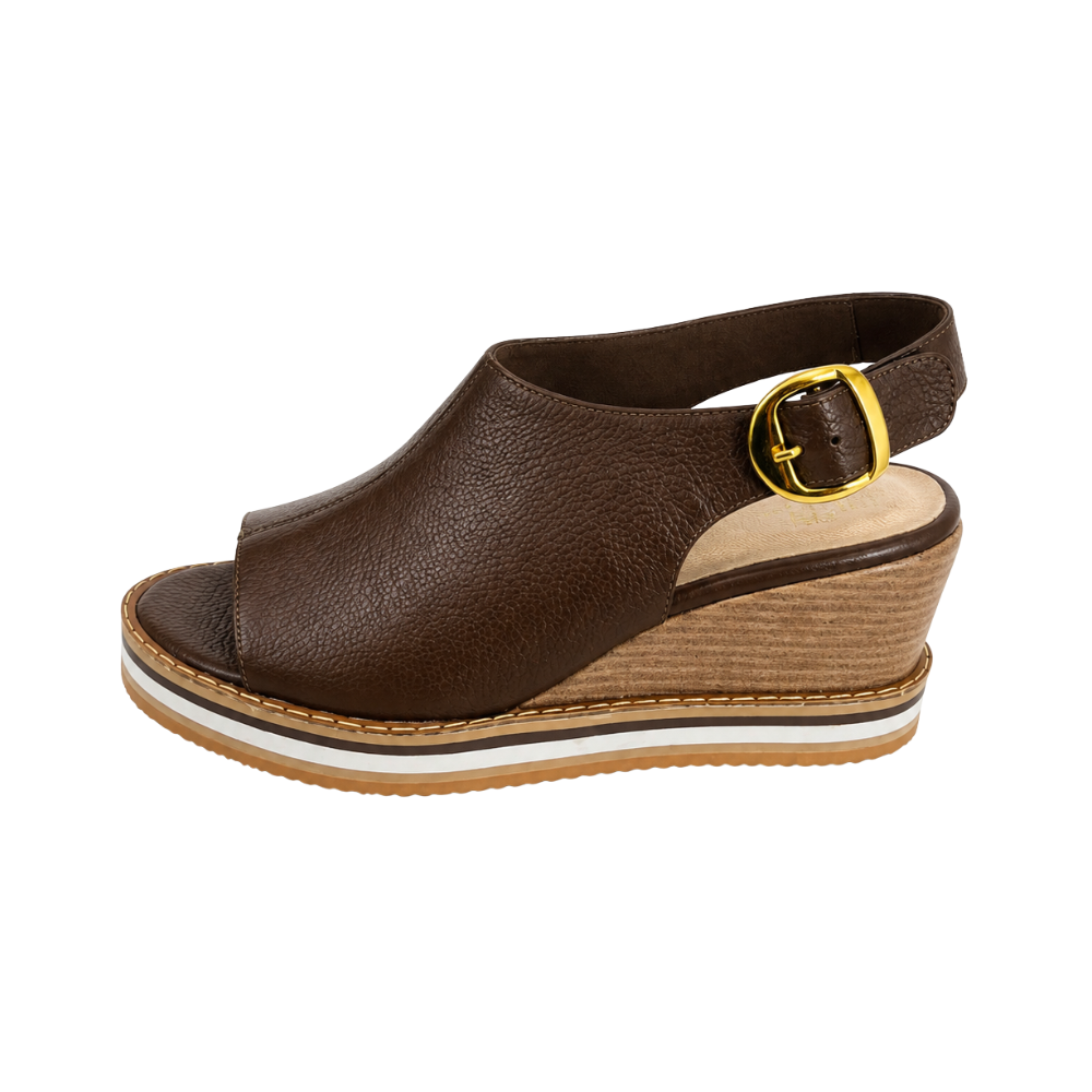 Sandalia Plataforma Cuero Comfort | El toque de elegancia y durabilidad real