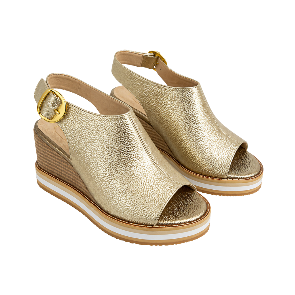 Sandalia Plataforma Cuero Comfort | El toque de elegancia y durabilidad real