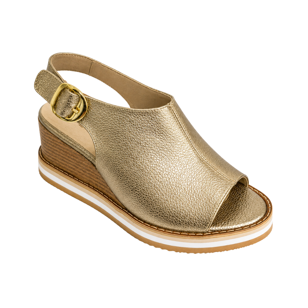 Sandalia Plataforma Cuero Comfort | El toque de elegancia y durabilidad real